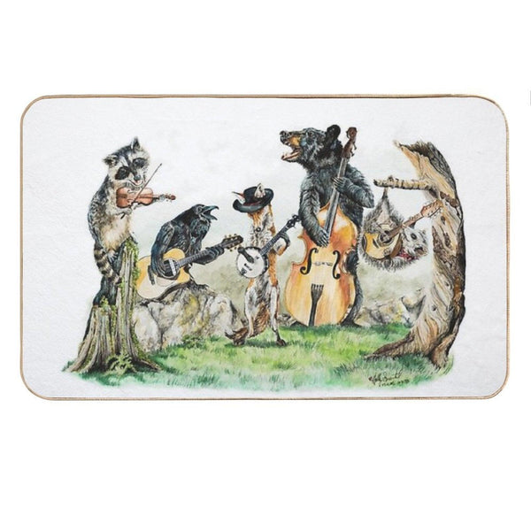 Bluegrass Gang -  Wild Animal Music Bath Mat