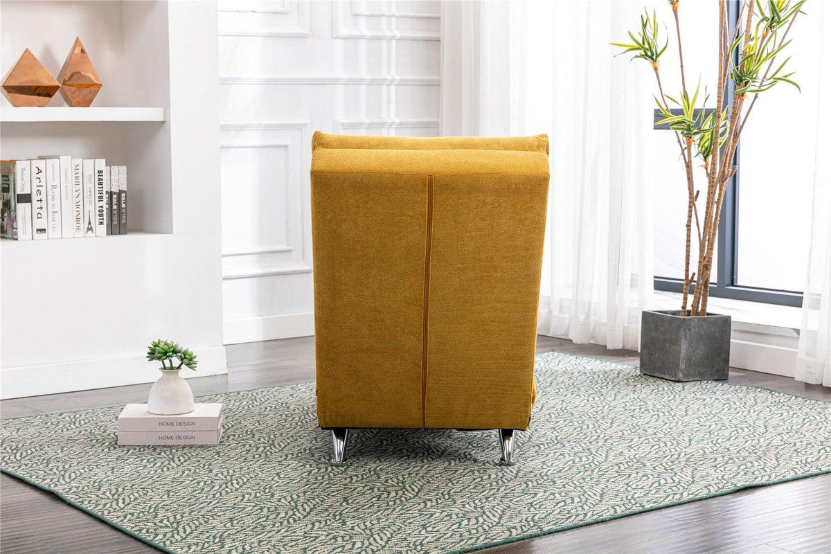 Linen Chaise Lounge Modern Message Chair