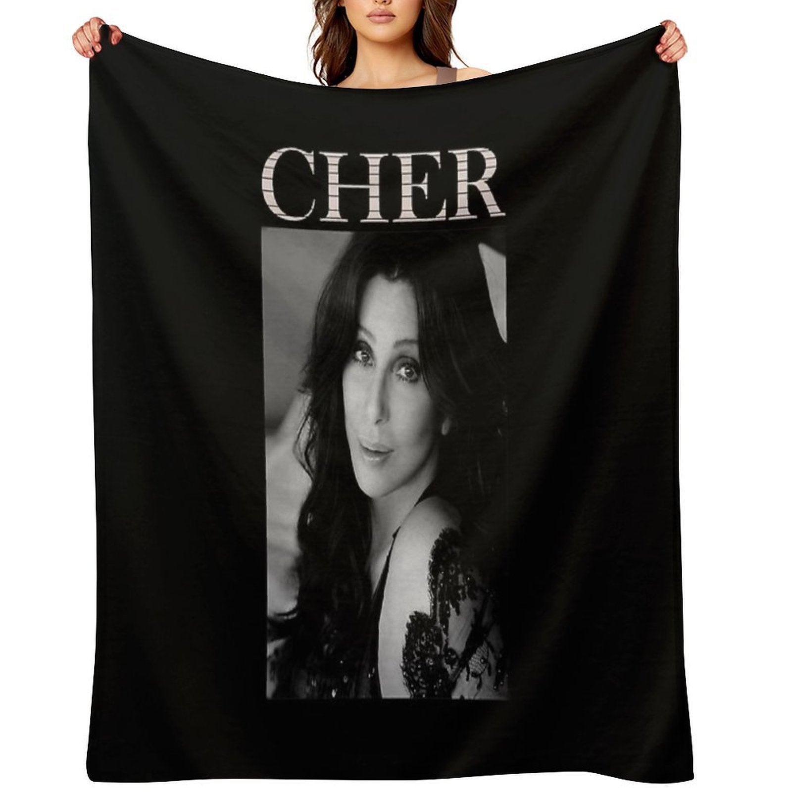 Women Cher's Gifts Music Everyone Lightweight Throw Blanket