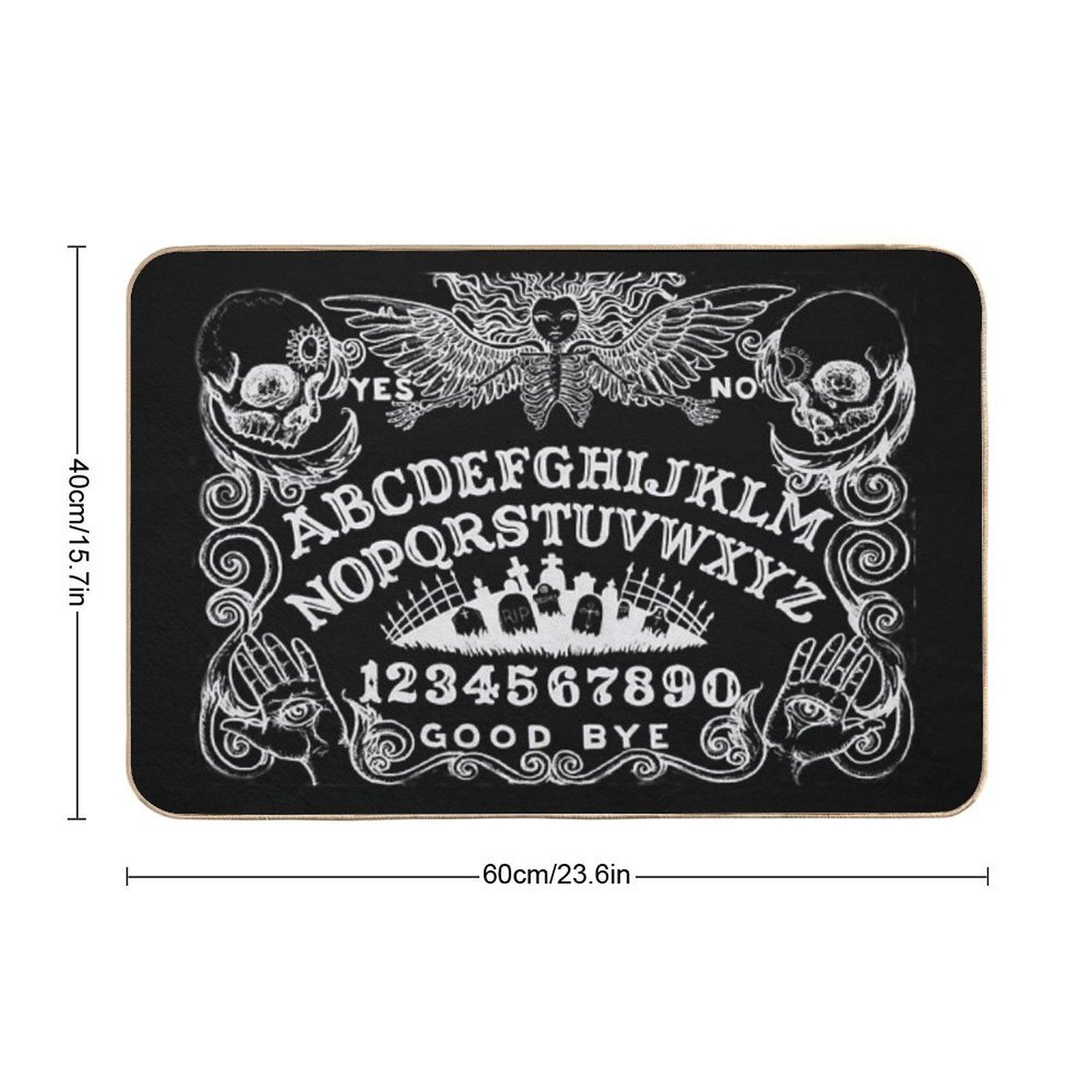 Black Witch Board Bath Mat