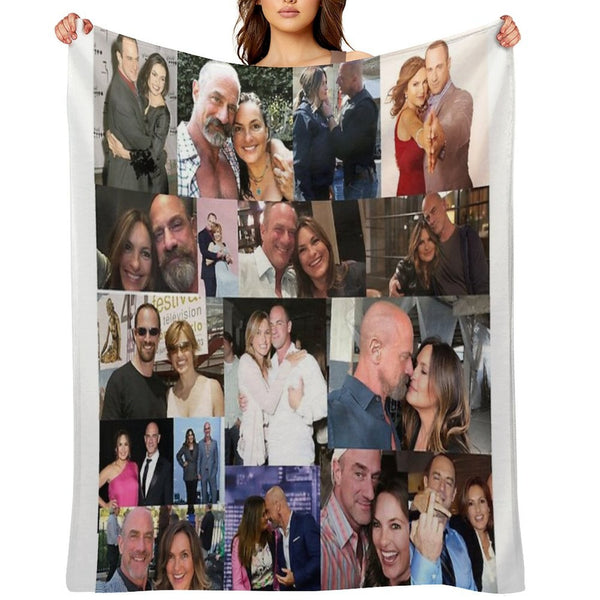 Chris Meloni And Mariska Hargitay Durable Throw Blanket