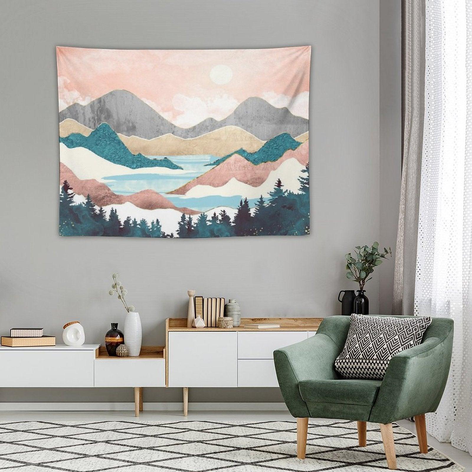 Lake Sunrise Tapestry