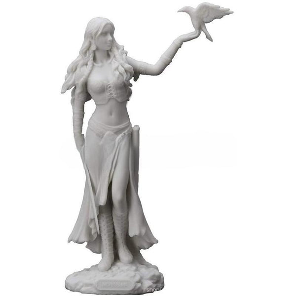 Goddess holding eagle statue, resin ornament, home crafts, mythology, European and American decoration