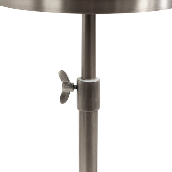 Engles Adjustable Embossed Metal Table and Plant Stand