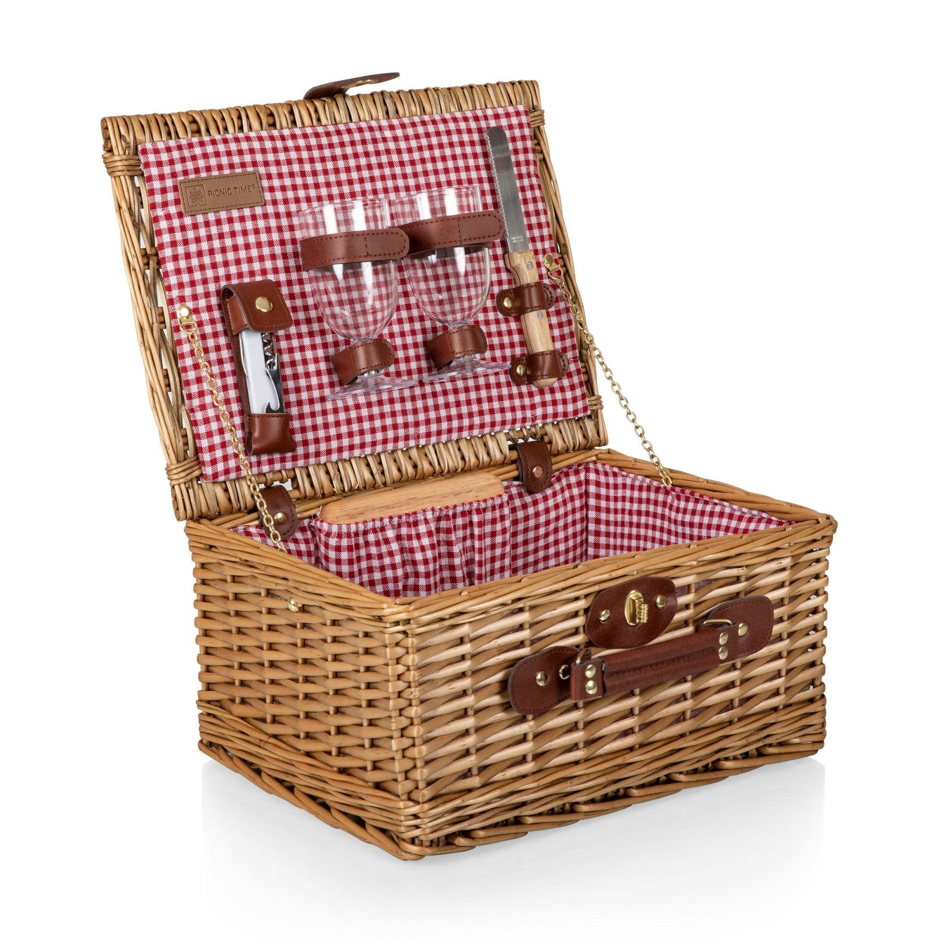 Classic Wine & Cheese Picnic Basket Picnic Time Family of Brands