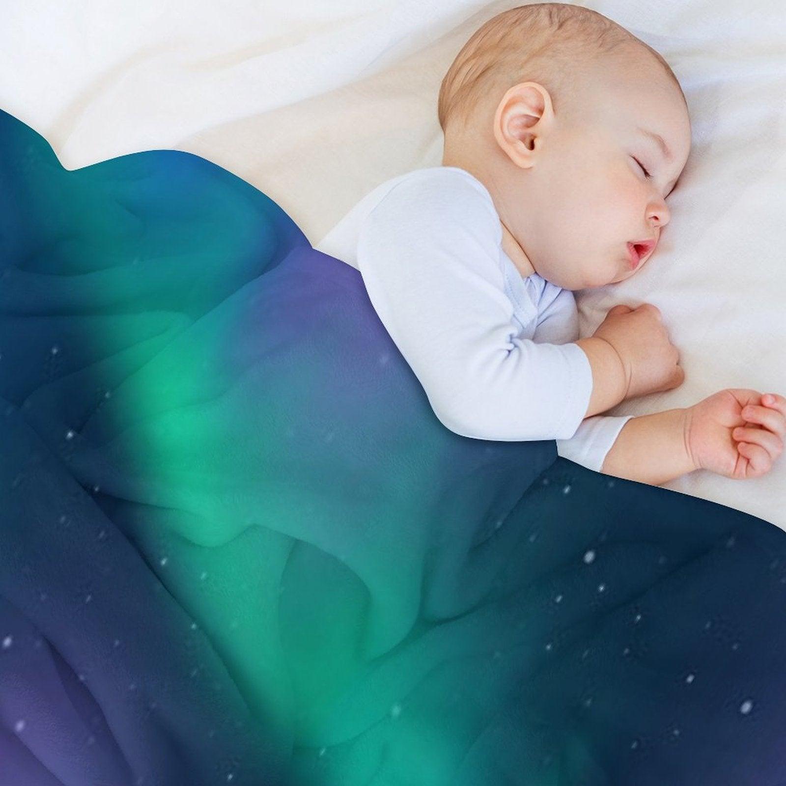 Aurora Borealis Northern Lights Throw Blanket