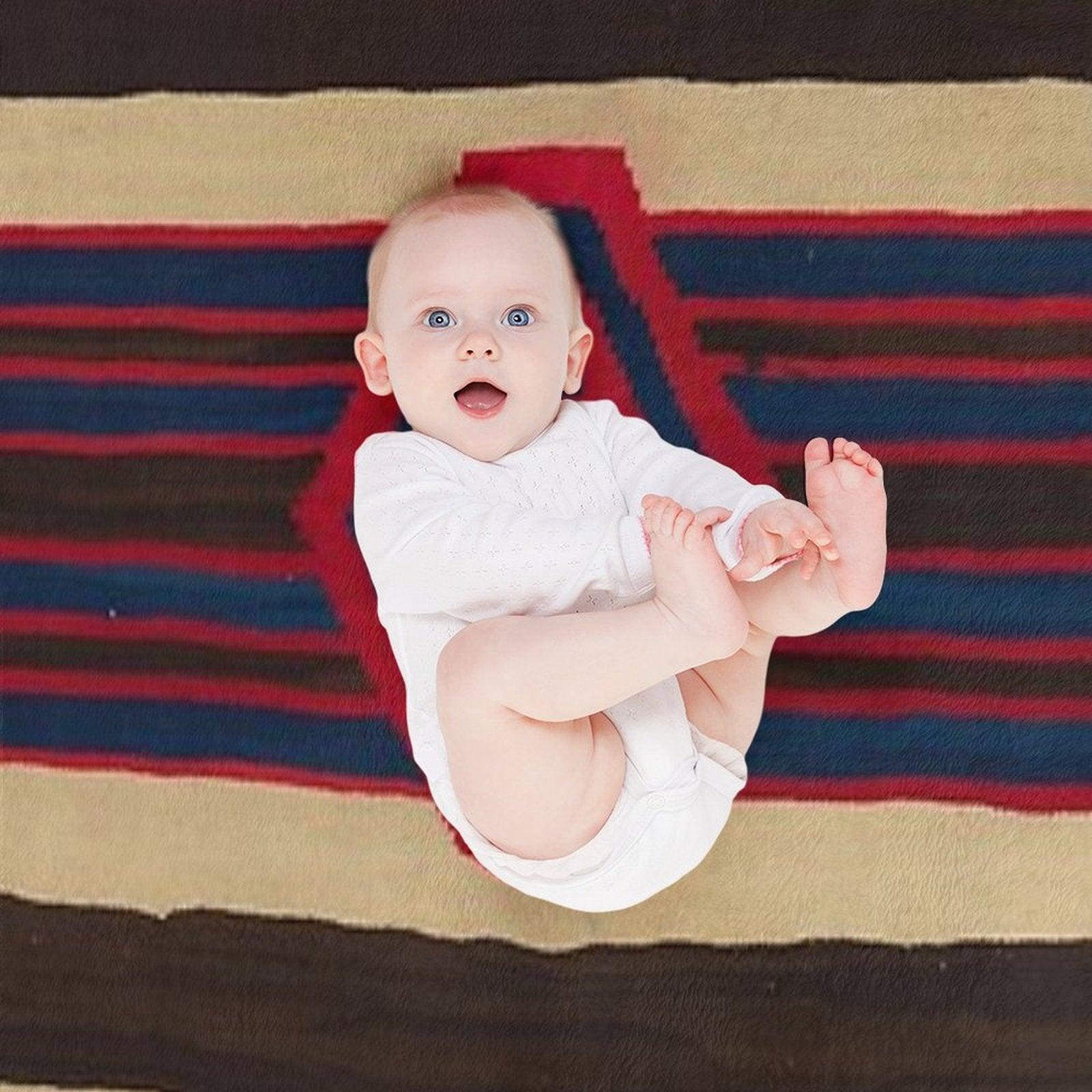 Indigenous Designs I  Chief's Blanket  Navajo Weavings Throw Blanket