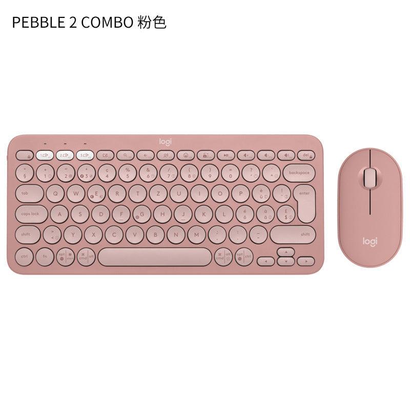 Logitech K380 Mini Bluetooth Wireless Keyboard Tablet Phone Pebble2+K390 Set
