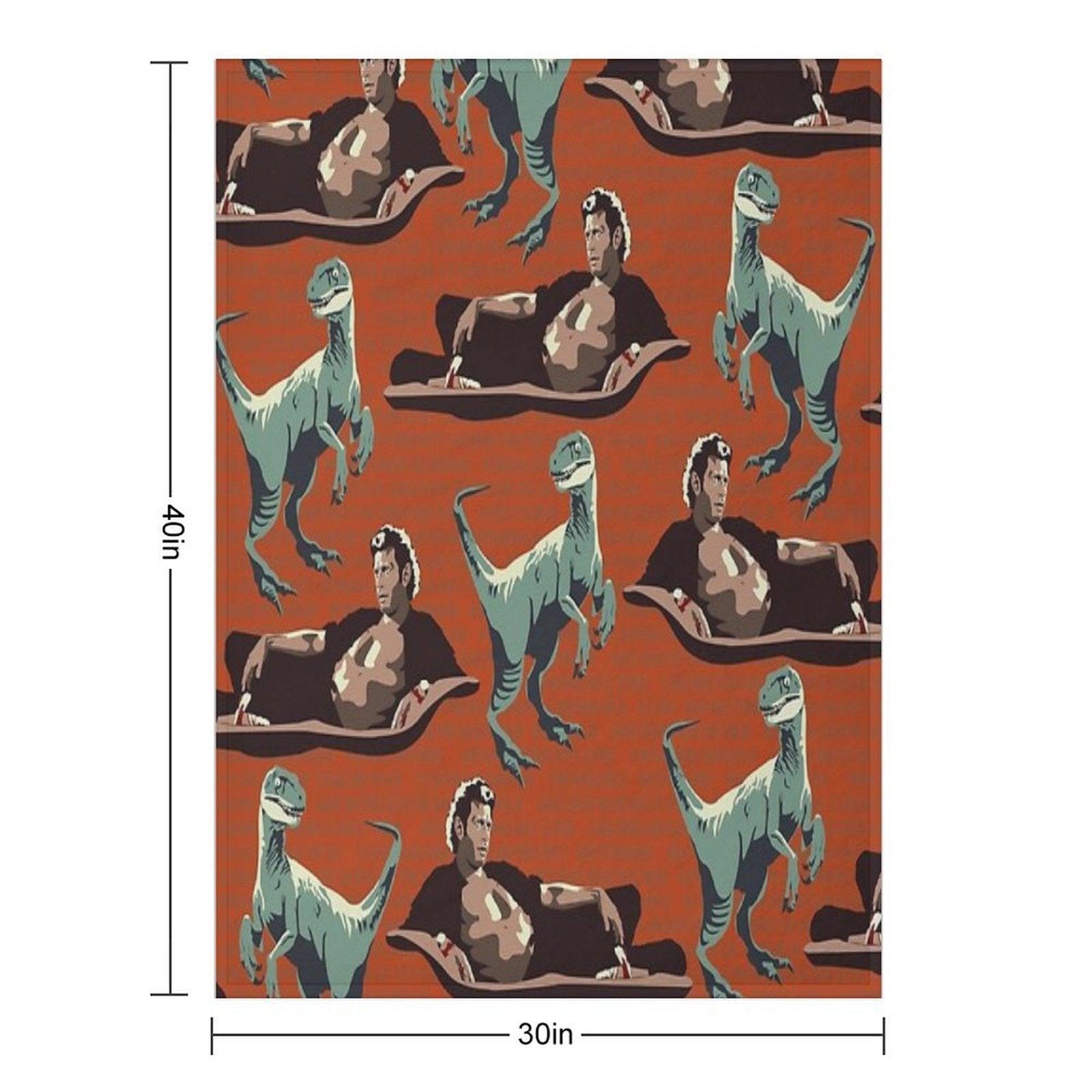 Jurassic Geniuses Throw Blanket