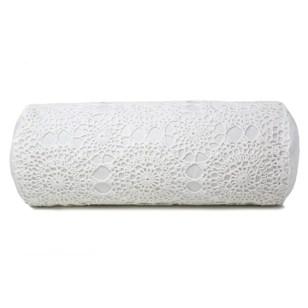 Hand Made Crochet Cotton Neckroll Pillow