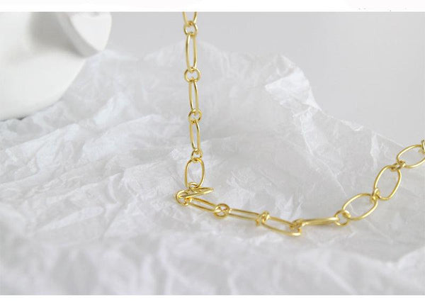 Women's 925 Sterling Silver Link Necklaces Chain For Birthday Gift