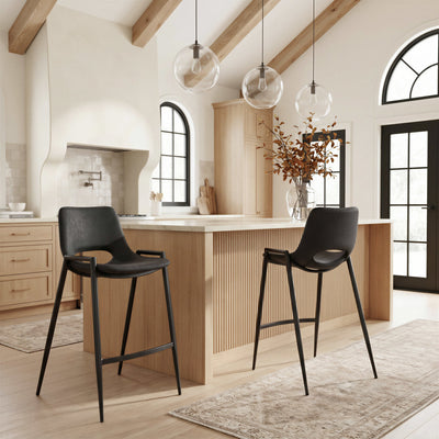 Desi Counter Stool (Set of 2) Black