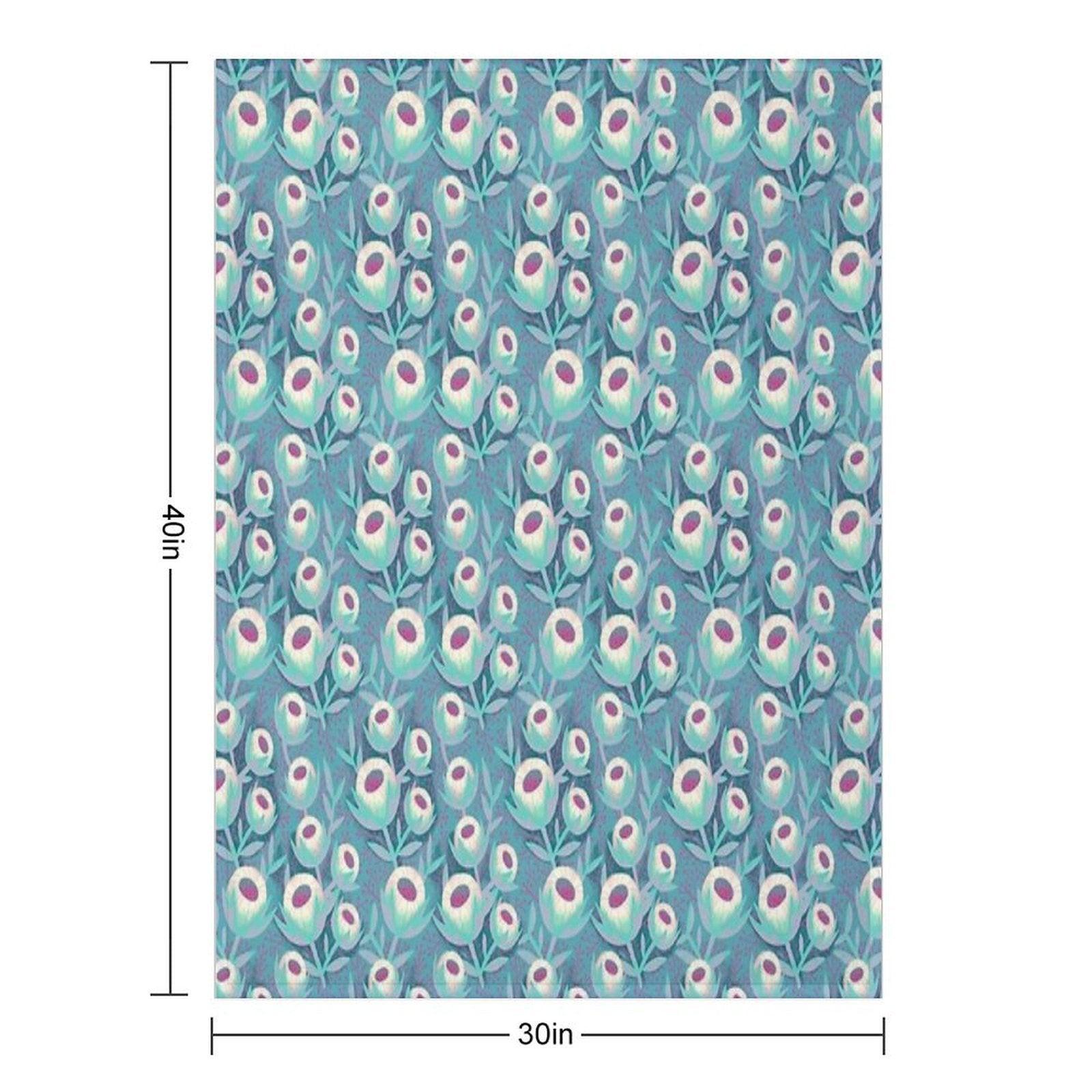 Sugar Cookie Blossoms Throw Blanket