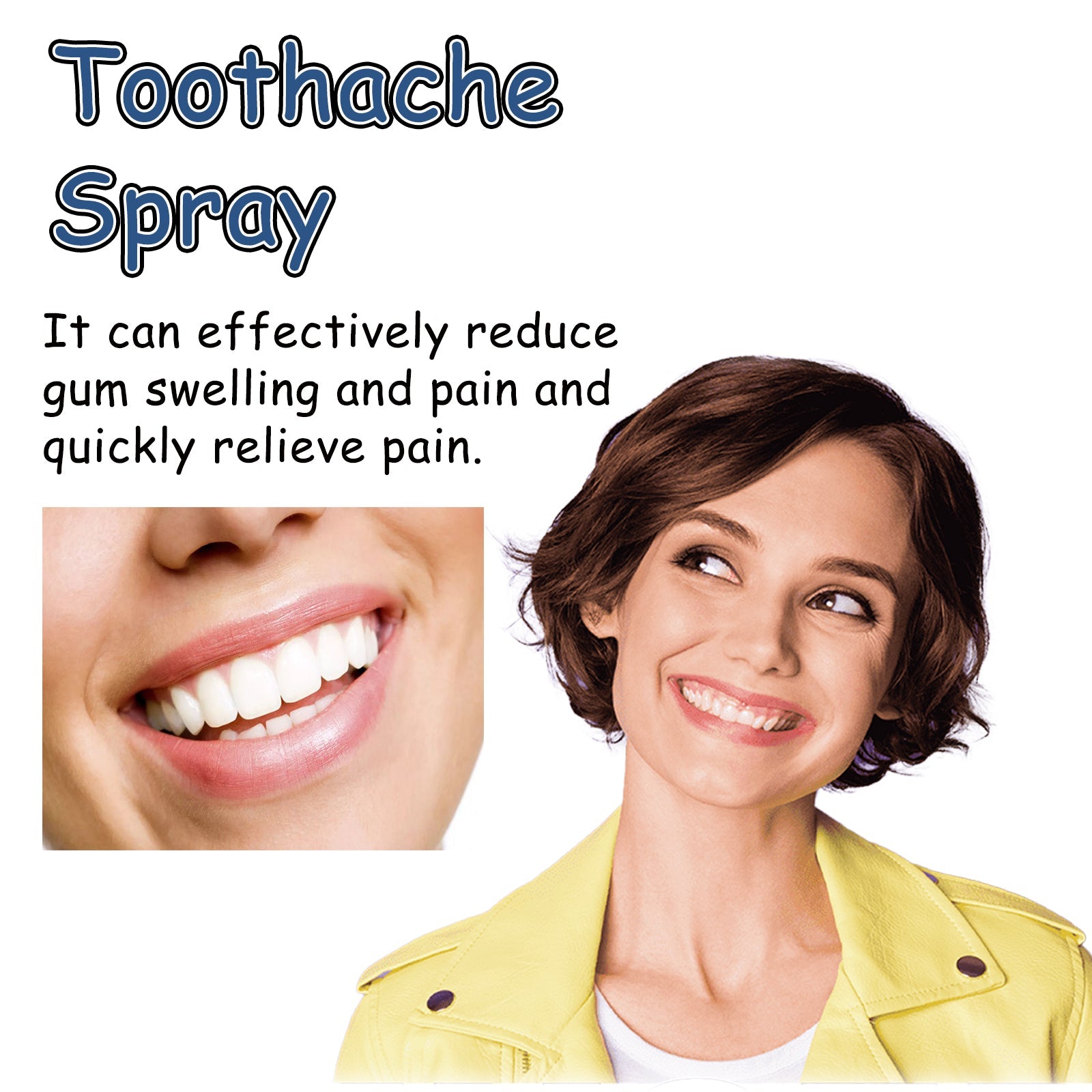 Toothache Treatment Spray. Relieve Gum Swelling And Pain On Fire Care For Teeth Toothache Oral Discomfort Care