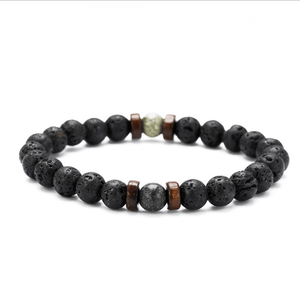 Epic Legendary Volcanic Stone Bracelet For Men And Women Lava Stone Stretch Yoga Bead Bracelet