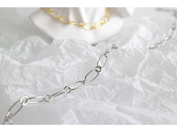 Women's 925 Sterling Silver Link Necklaces Chain For Birthday Gift