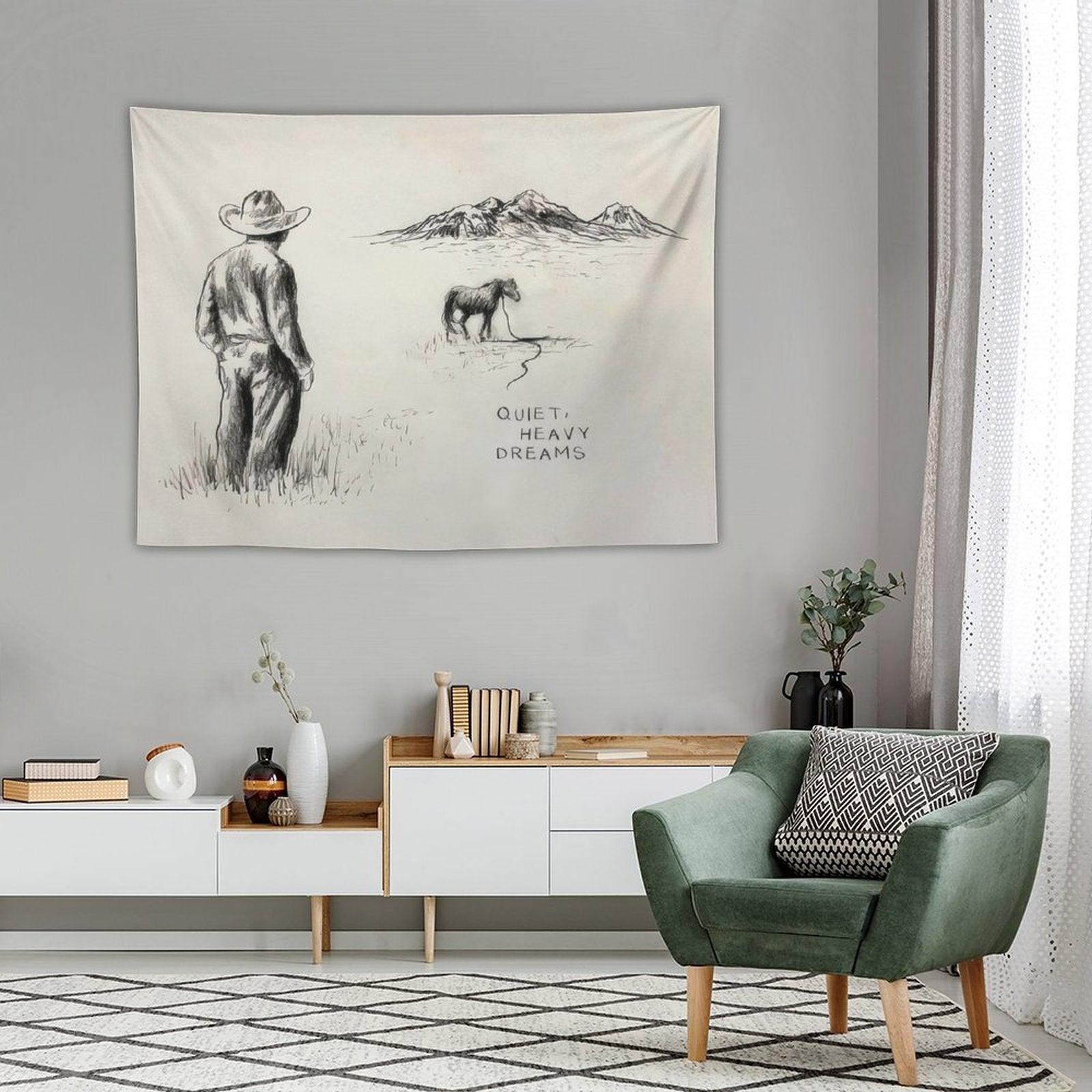 Zach Singer Bryan - Quiet, Heavy Dreams Tapestry BionZax