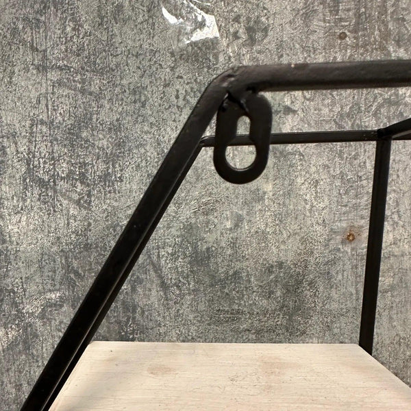 Iron and Wood Wall Shelf