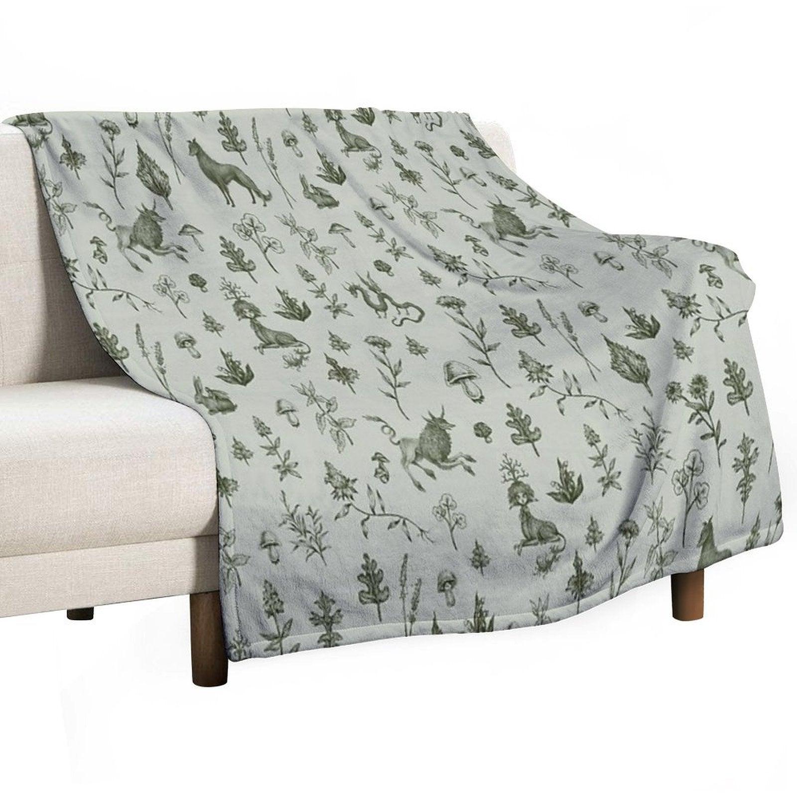 Medieval Dingus Party! Throw Blanket