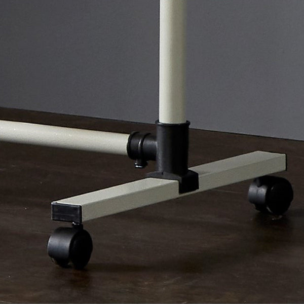 Short hanger, used for hanging heavy-duty rolling hangers with bottom racks and wheels for clothes