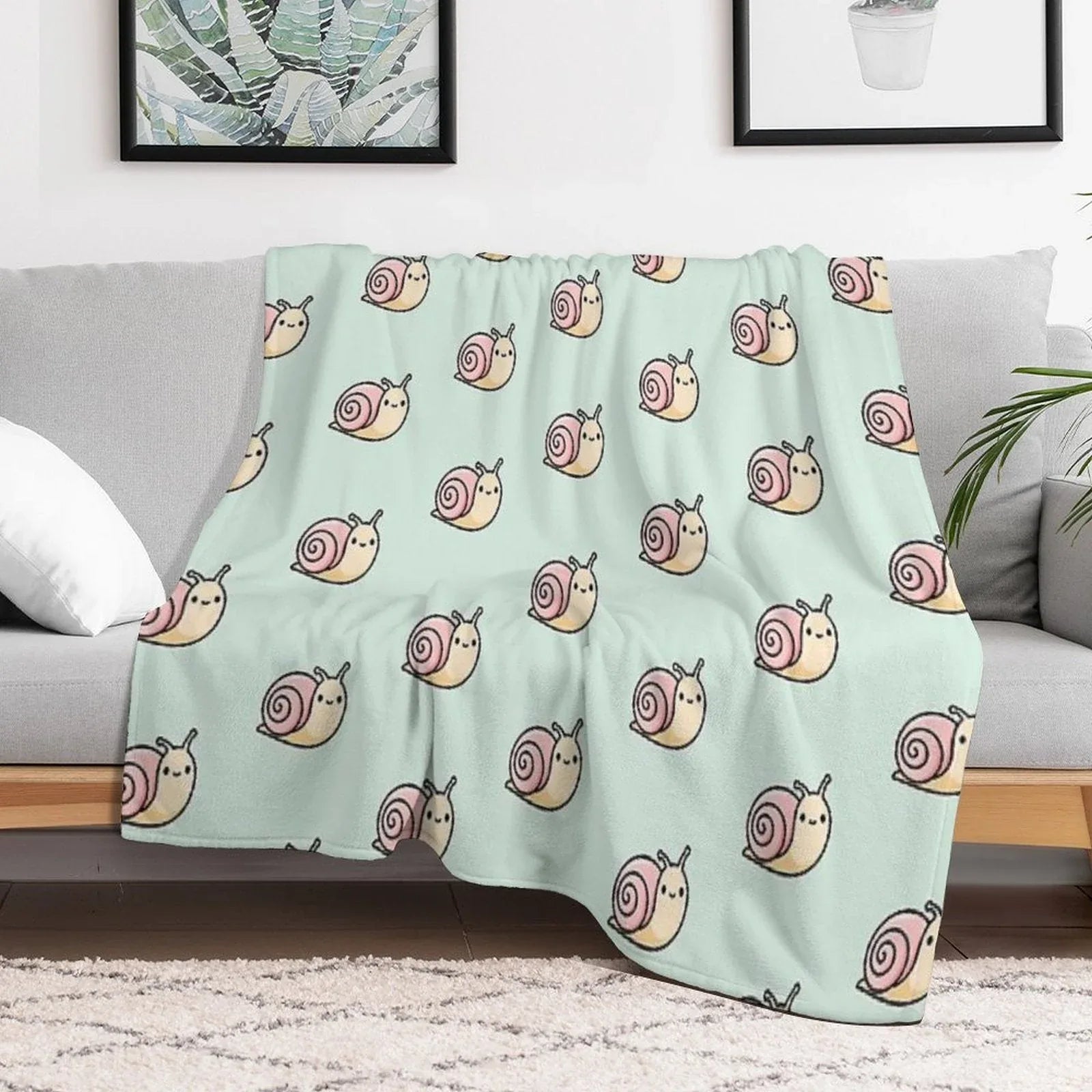 Snail Throw Blanket