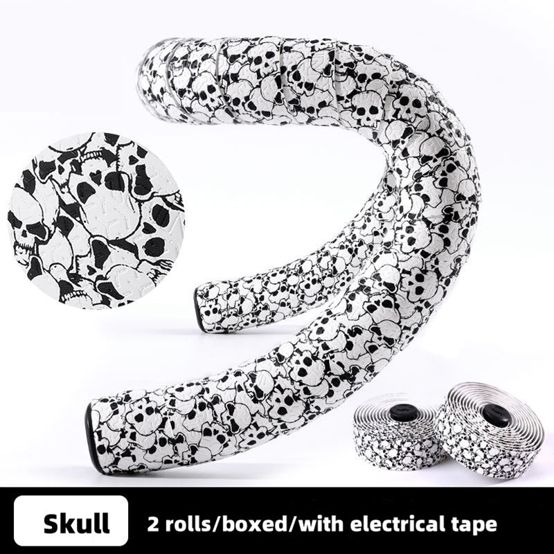 Npy EVA PU Road Bike Handlebar Tape, Anti - Slip & Shock - Absorbing, Sakura Design, with End Plugs