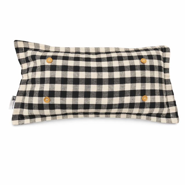 PILLOW ONLY (with fluffy insert): Buffalo Check Gingham: RECTANGLE BUFFALO CHECK PILLOW (with insert)