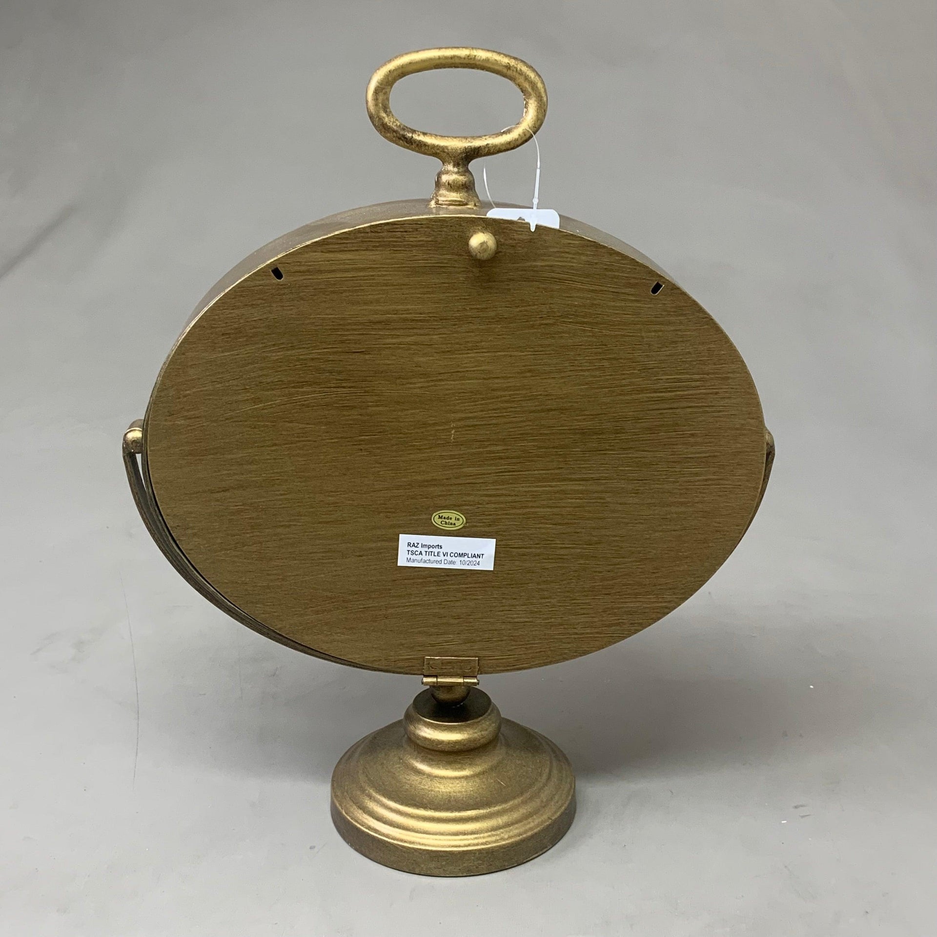 RAZ IMPORTS Antique Farmhouse Clock 14.25