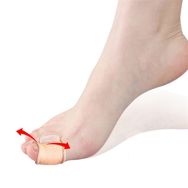 1 pair Toe Separator Corrector Hallux Valgus Straightener Orthodontic Toe Braces Silicone Toe Foot Cover Care Tool - Gifts for You 'n Me
