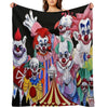 Killer Klowns From Outer Space! Throw Blanket