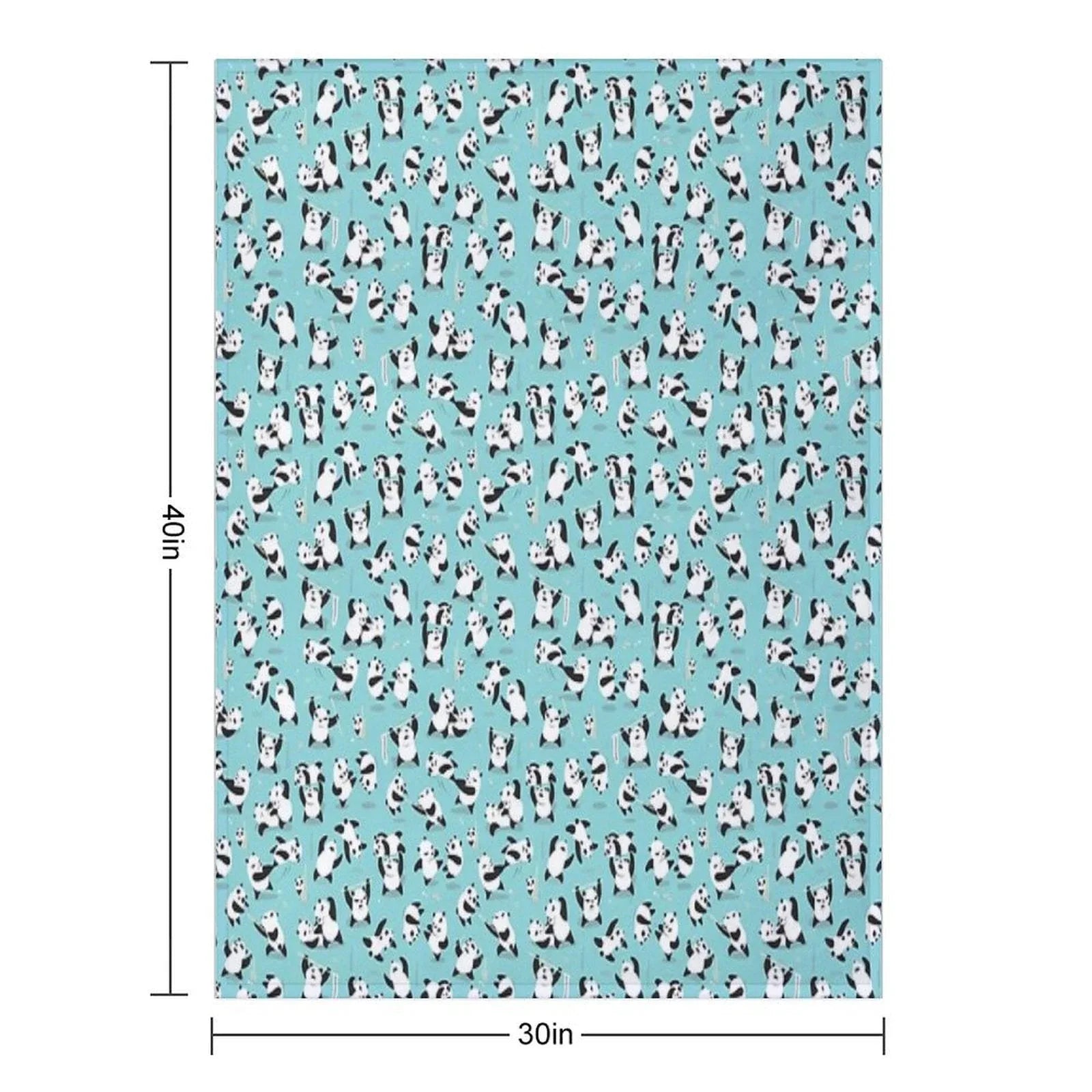 PANDAMONIUM Throw Blanket