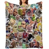 Random Meme Pack Shrink-resistant Throw Blanket