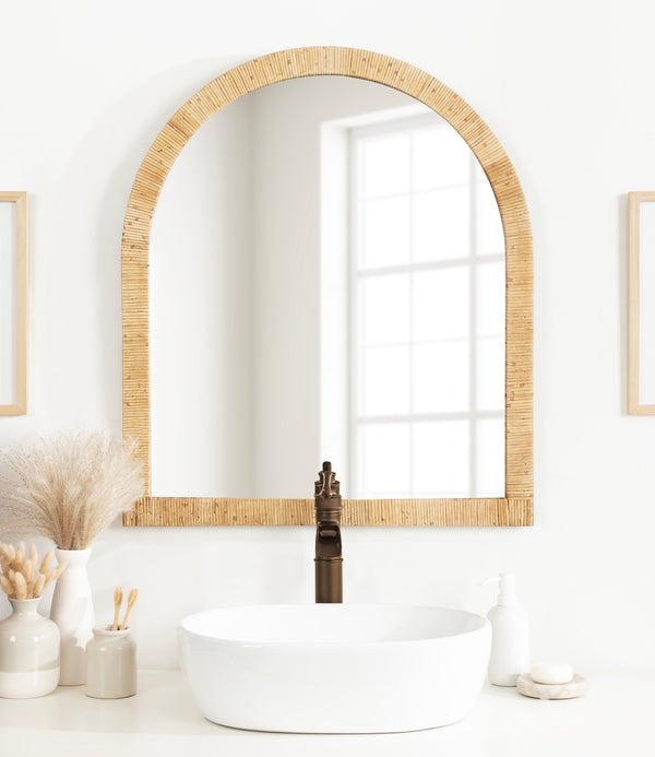 Rahfy Arch Framed Wall Mirror
