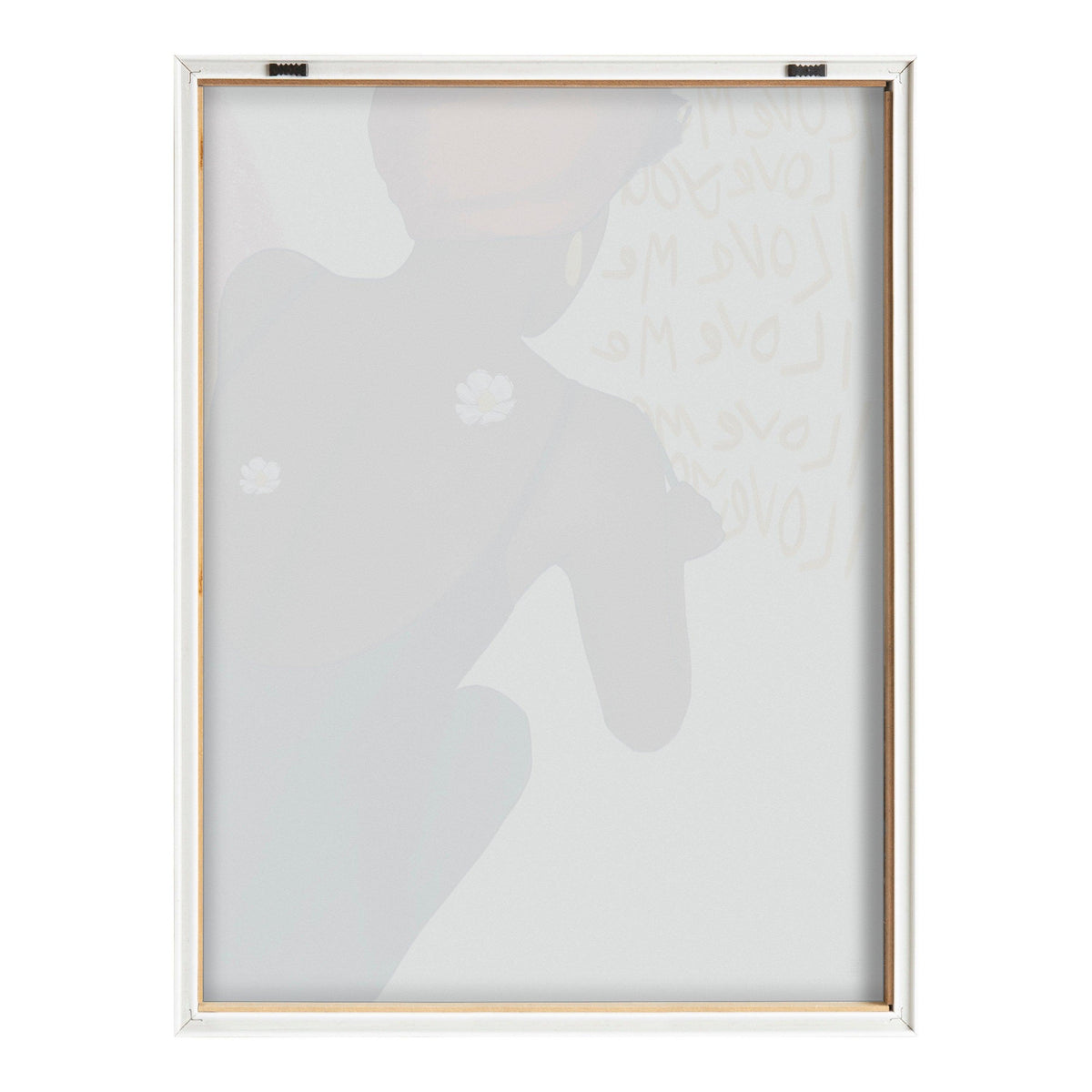 Blake I Love Me I Love You Framed Printed Glass by Mary Joak