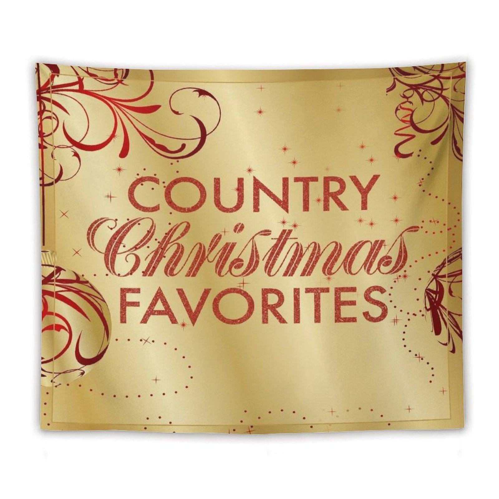 Country Christmas Favorites Tapestry