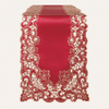 Burgundy Gold Table Runner – Crimson Glow, 14x108 Inch