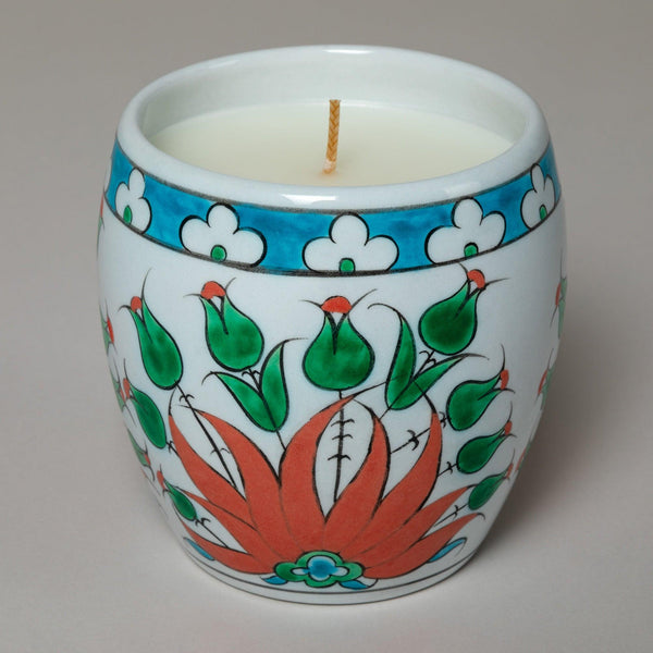 Ceramic Artisan Hand-Poured Candle
