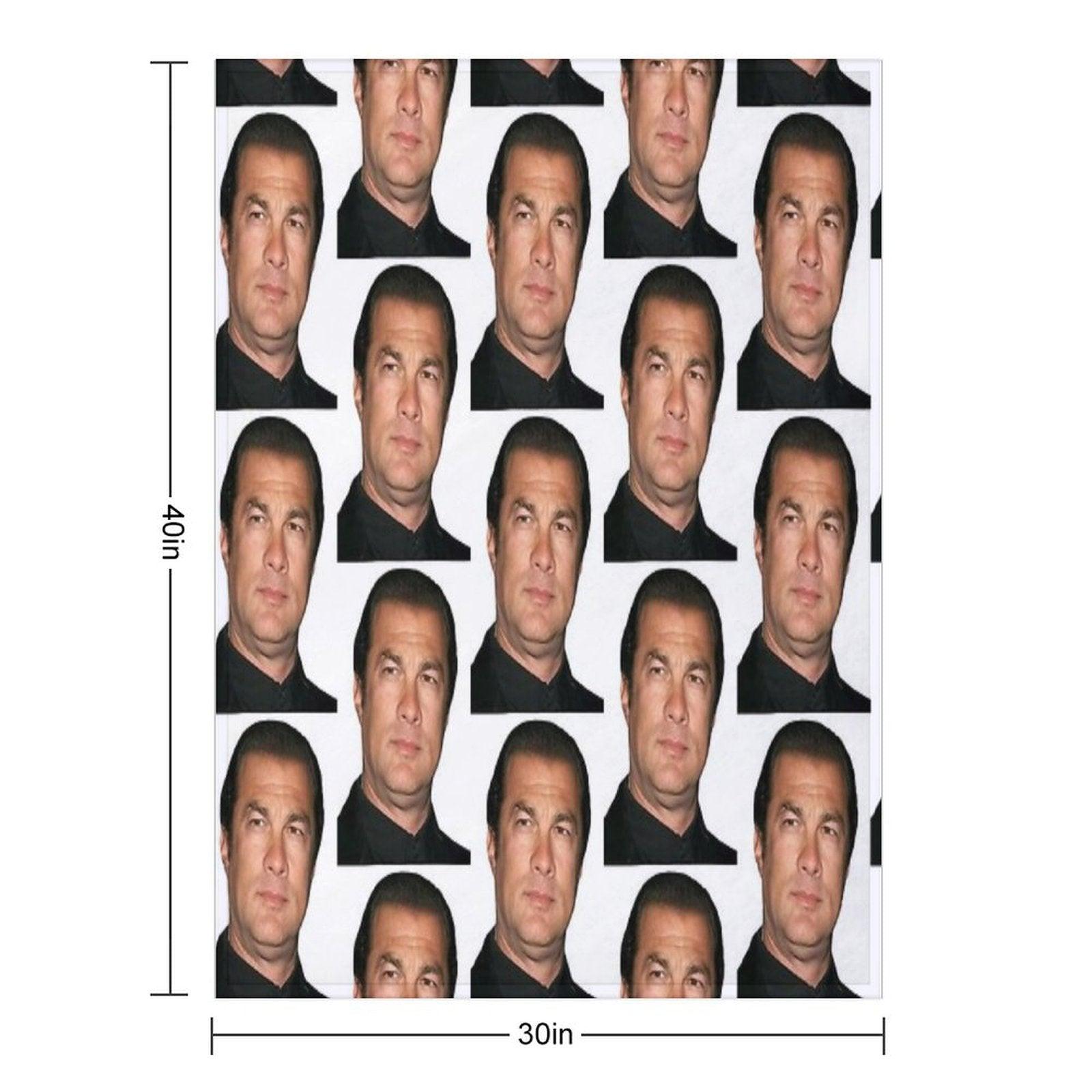 Steven Seagal Throw Blanket