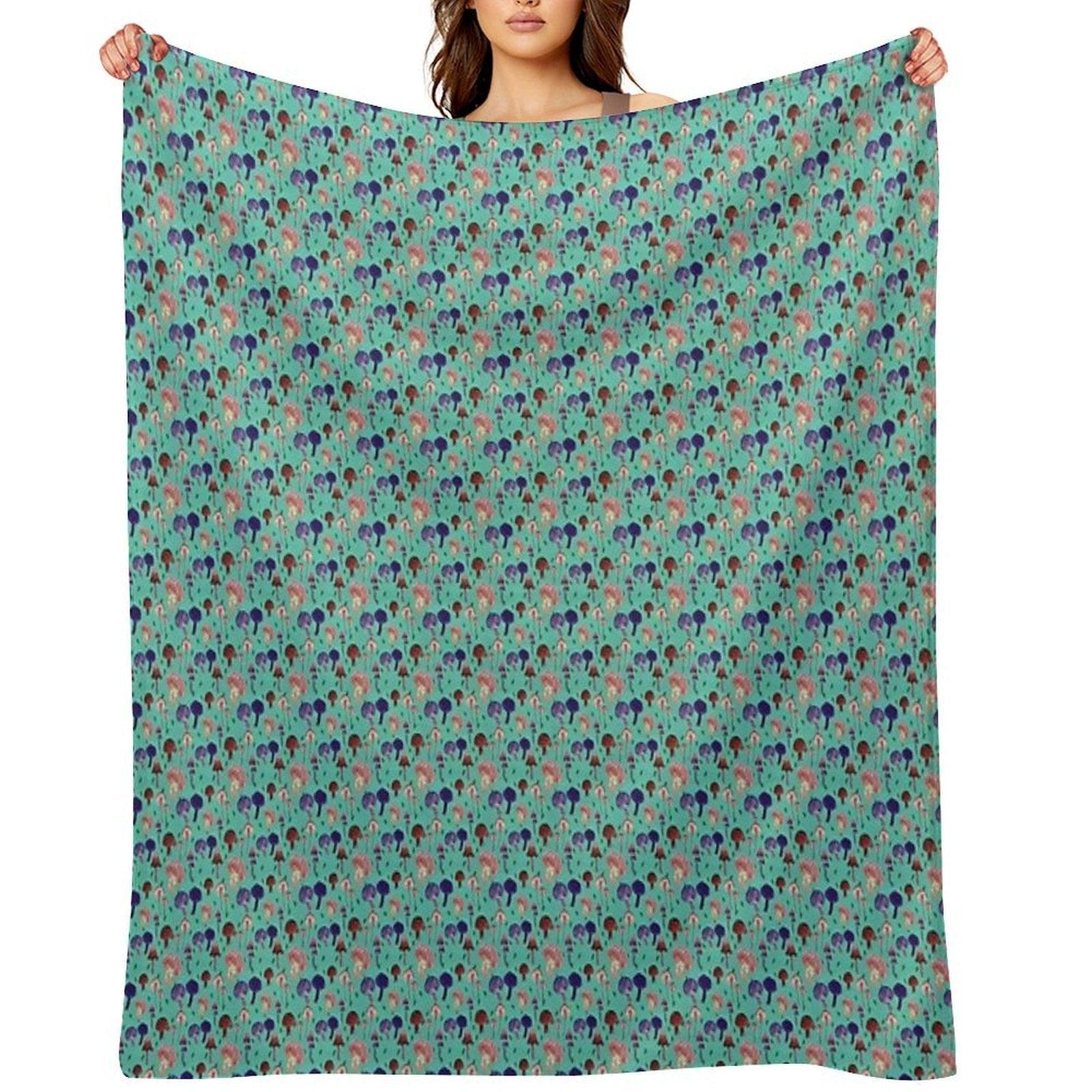 Fungus Schmungus Throw Blanket