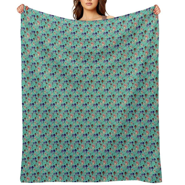 Fungus Schmungus Throw Blanket
