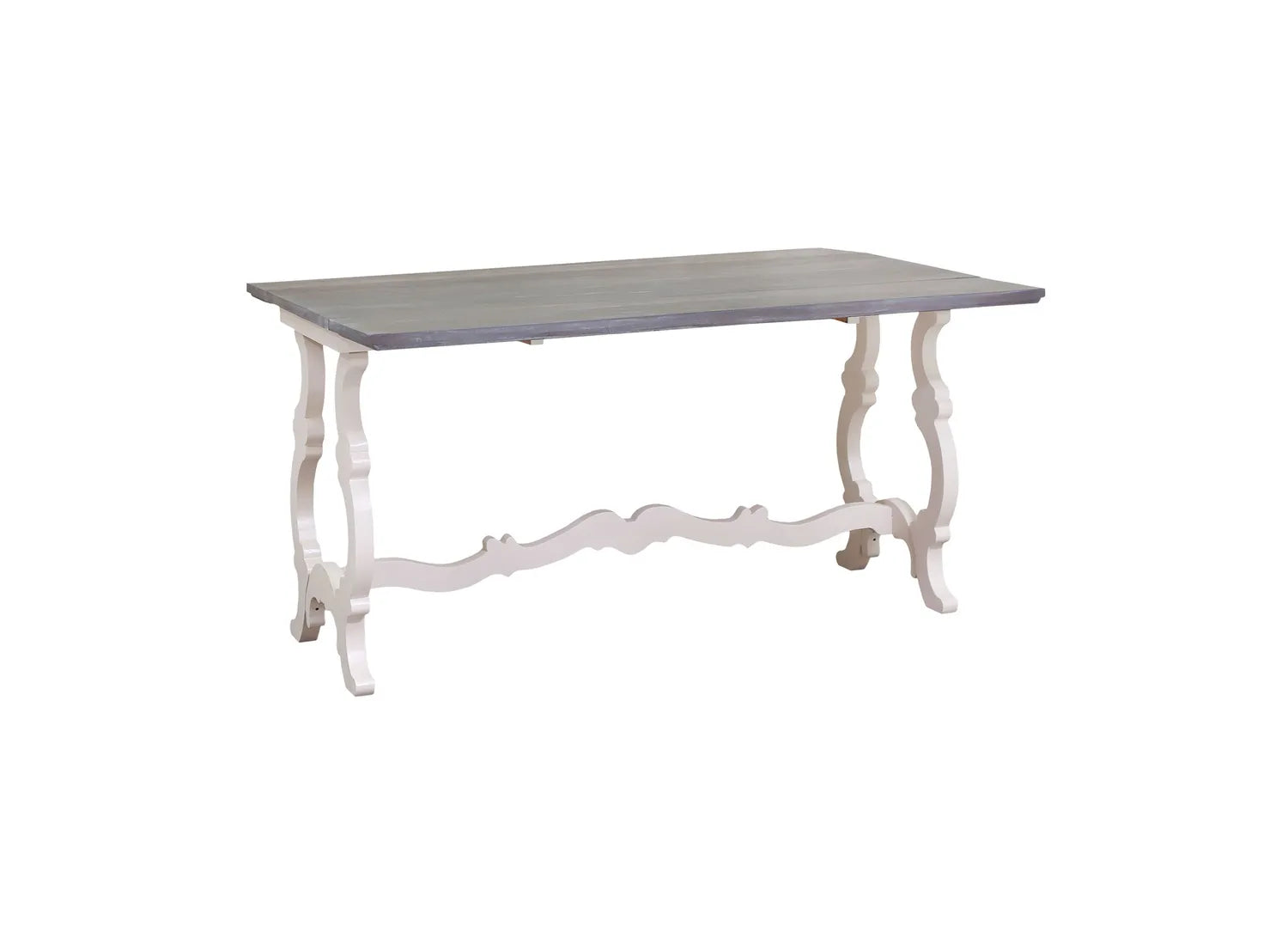Volume Console Table - Antique White