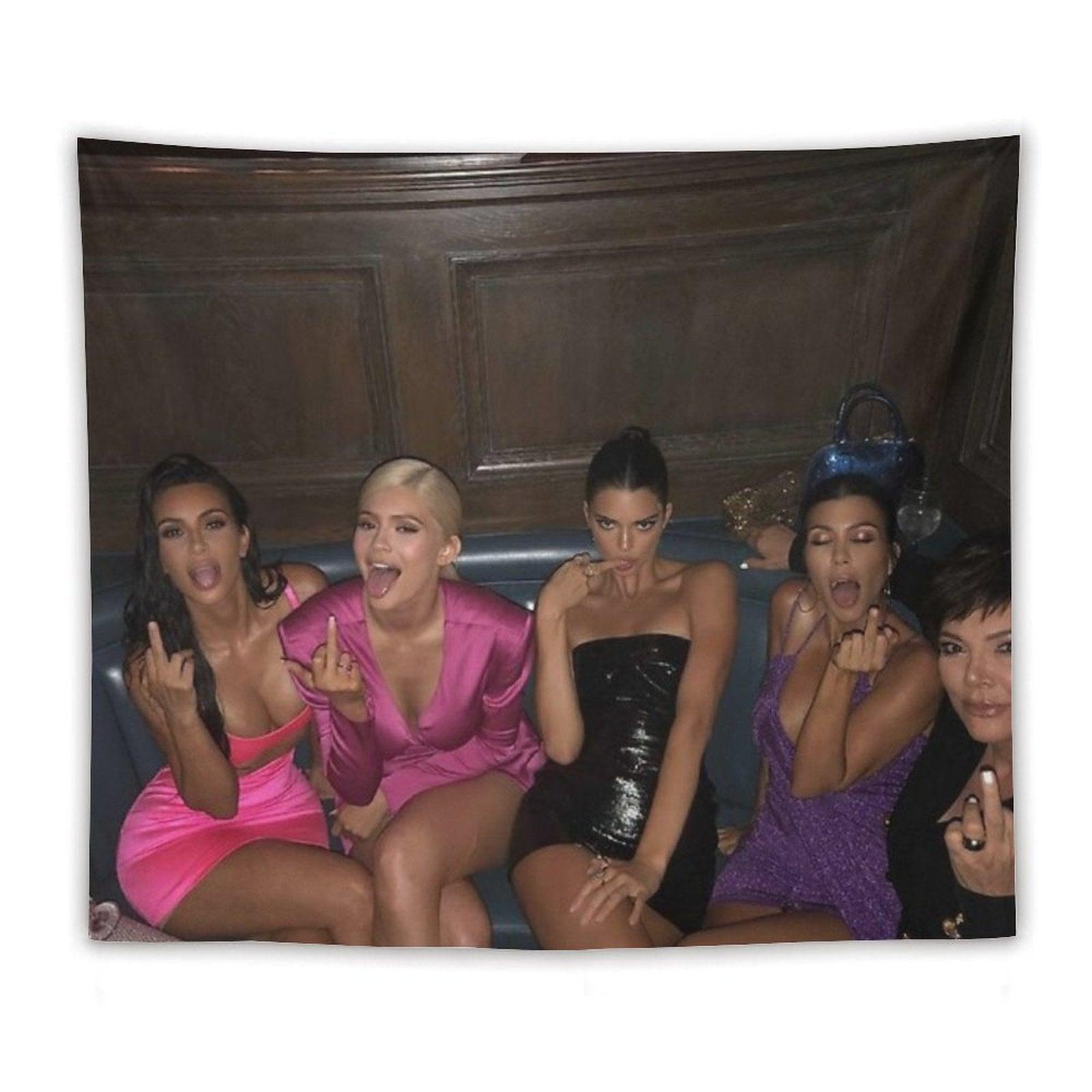 Kardashians Middle Finger Tapestry