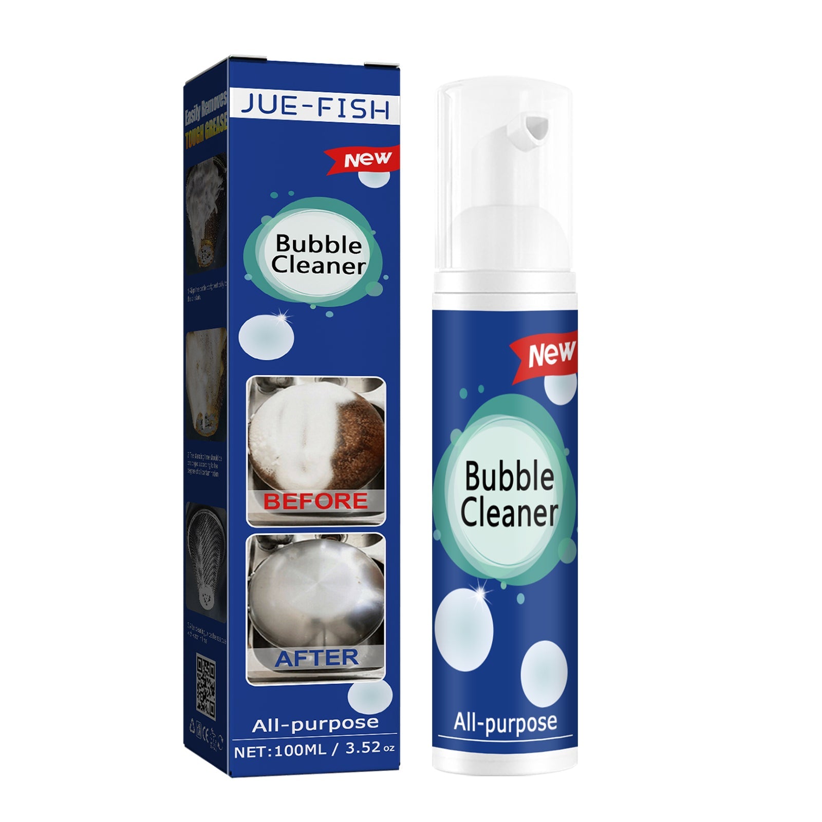 Oil Foam Cleaner Multi-Purpose Heavy Oil Foam Cleaner For Kitchen Stove Hood