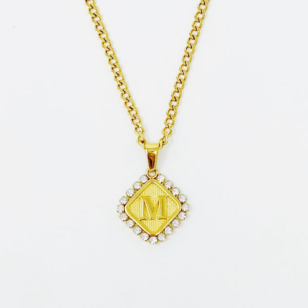 Aztec Delight Initial Necklace