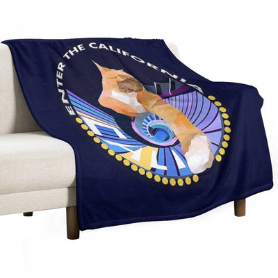 Coastal, Dreamy,Sun-Kissed,California Vibes. Throw Blanket