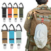 Outdoor travel straw hat clip multifunctional glove clip towel clip triangular ribbon buckle mountain buckle