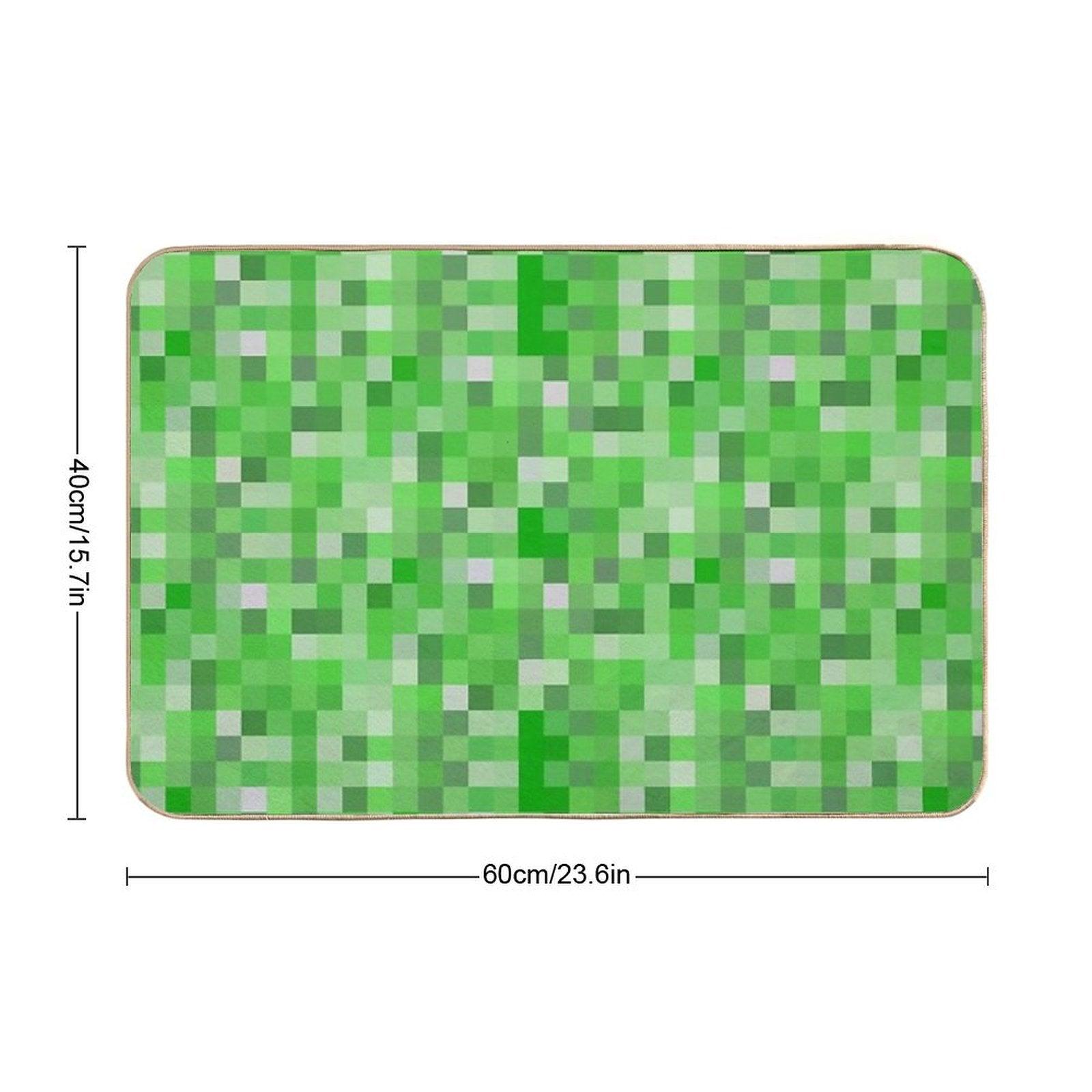 Minecraft Creeper Texture Bath Mat