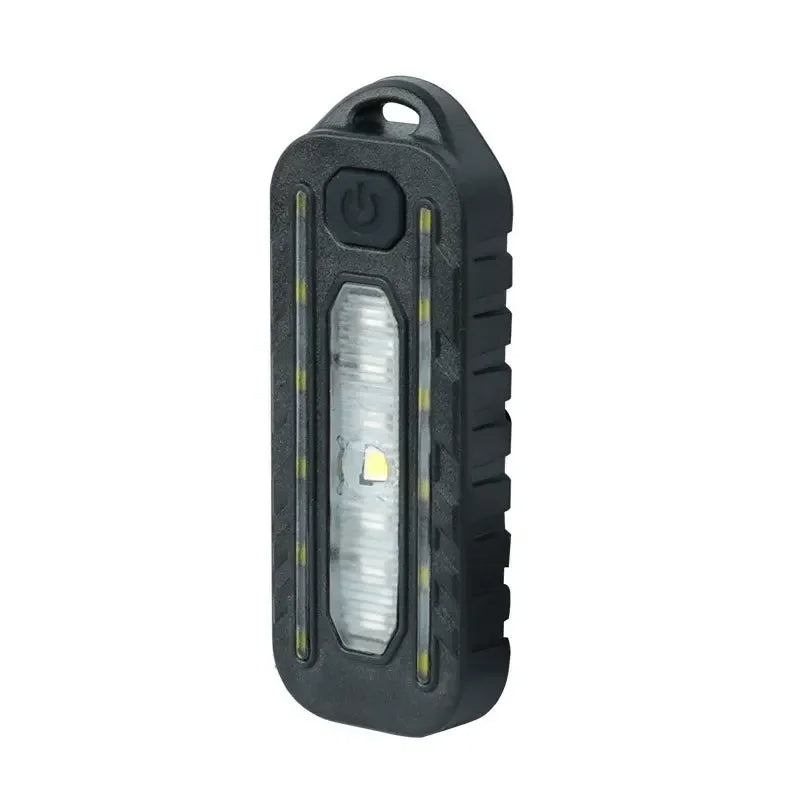 Mini LED Flashlight USB Rechargeable Bike Light Portable Pocket Flashlight Keychain Lamp Bicycle Taillight Flash Warning Light