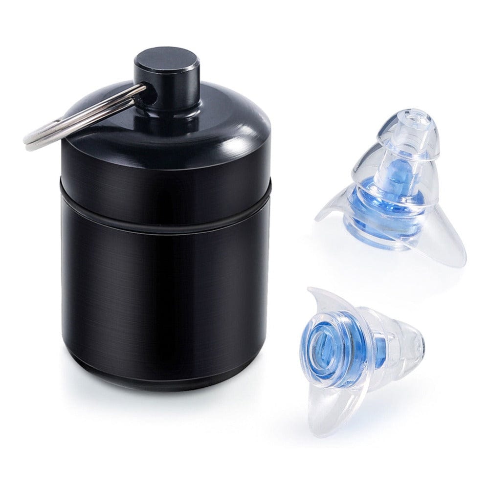 Noise Reduction And Sound Isolation Earplugs Concert High Fidelity Filter Earplugs Wholesale Blue Filter Earplugs Double Tail