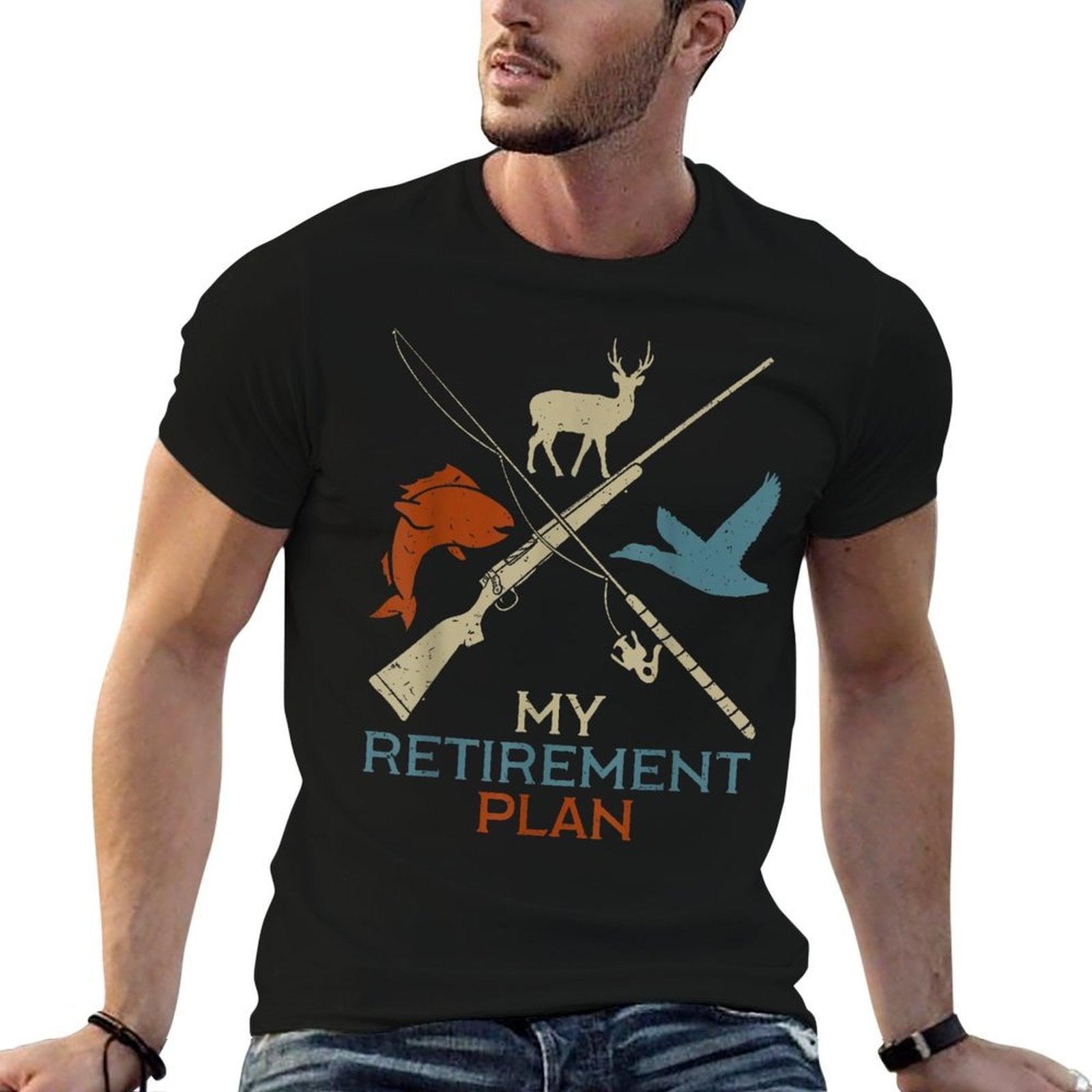 My Retirement Plan Hunting Fishing Hunter Grandfather T-Shirt